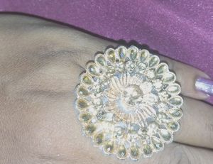Golden Big Finger Ring