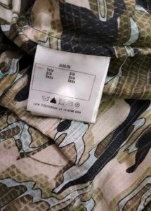 Branded silk shirt