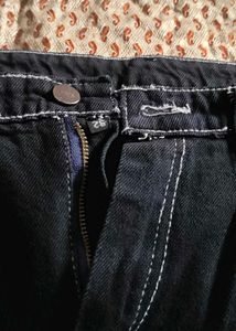 Black Cargo Jeans