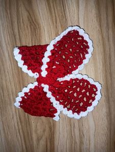 crochet bow hair accessories