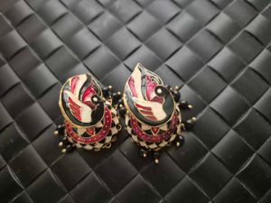 Beautiful Peacock Jhumka Earrings