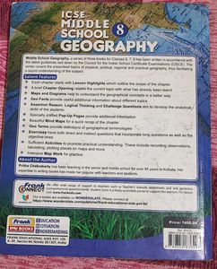 ICSE Middle School Geography Book 8