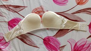 Strapless Beige push up Bra(32D)