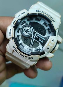 G-Shock White &amp; Black Watch Vintage