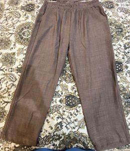 Elegant Brown Kurta and Pants Set