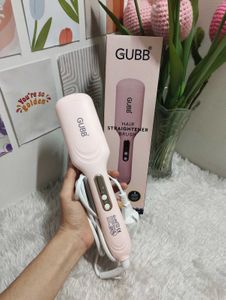 Pink GUBB Hair Straightener Brush💖