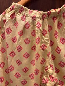 Yellow Printed Kurta set