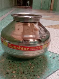 Vintage "Sunshine" Stainless Steel Pot