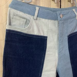 Jeans With Unique Pattern