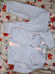 Cute Baby Blue Outfit Set