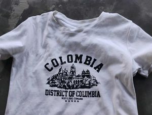 white cotton tee women