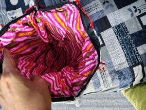 Premium Crochet Square Bag with zip and inner