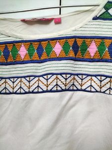 Off-white Ethnicity Embroidered Top