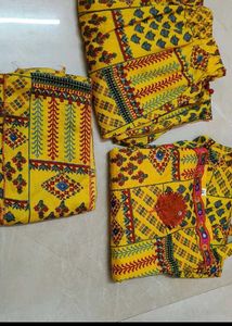women navratri kurta sharara duppta set