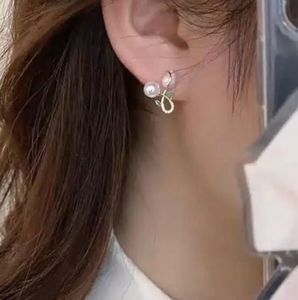 Elegant Pearl &amp; Tulip Earrings