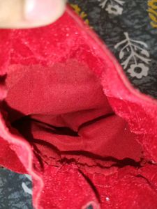 Red Embellished Potli Bag
