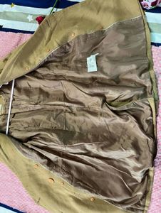 Classic Double-Breasted Camel Coat