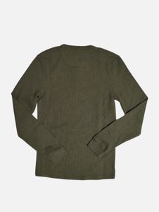New Henly t shirt olive green