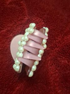 Exquisite Pearl Embellished Heart Ring
