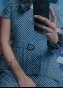 Checkered Casual Dress