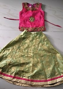***sale***Beautiful Pista Colour Lehenga Choli