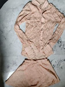 Peach Co-ord Set