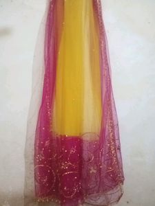 Haldi Lahenga Choli With Duptta