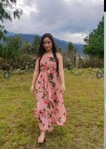 SASSAFRAS Dusty Pink Floral Maxi Dress