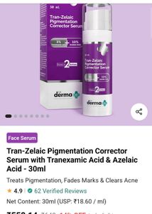The Derma Co Tran-Zelaic Serum