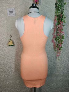 Ribbed Knit Sleeveless Dress