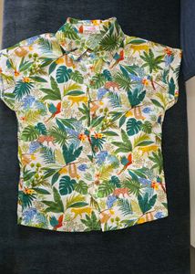 Stylish Boys' Tropical Shirt &amp; Jeans Set