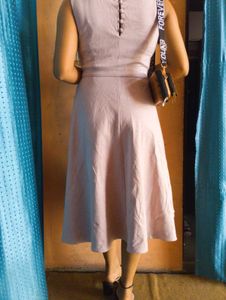 🤌🌸Elegant Pink A-Line Dress🤌🌸