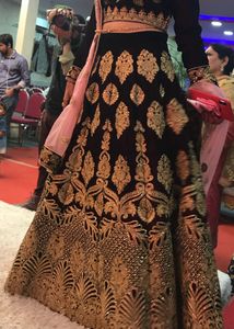 Wine Colour Lengha