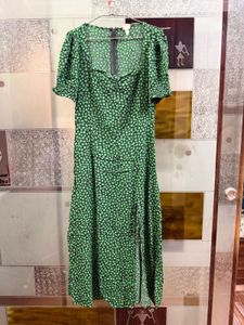 H&amp;M Floral Slit Dress