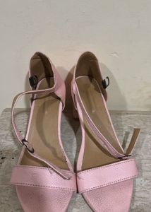 Chic Pink Block Heels