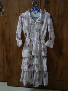 Chic Floral Tiered Dress
