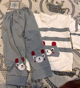 Boys Cute Bear Pajama Set