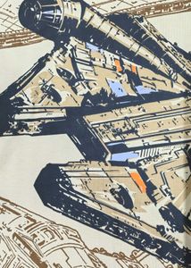 Star War Spacecraft Oversized T-Shirt