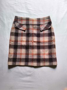 Vintage Plaid Mini Skirt