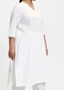 Diza / Westside - Cut Work White Kurta