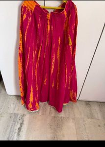 Vibrant Tie-Dye Ethnic Skirt