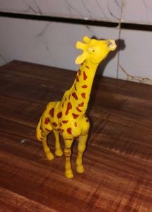 Vintage Yellow Giraffe Toy