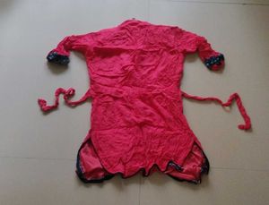 Indie Embroidered Pink Kurta