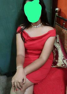 Elegant Red Off-the-Shoulder Dress