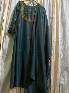 Sale🔥Rare Blue Colour Dupatta Set
