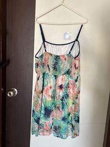 Floral Spaghetti Strap Dress