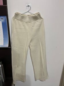 Beige Woolen Pants