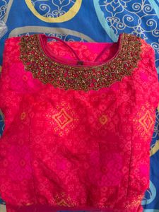Beautiful Pink Ethnic Gown
