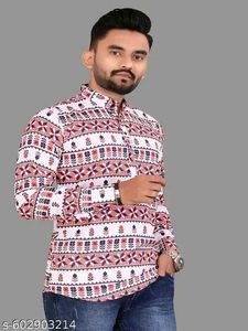 large size Stylish Printed Kurta for Men