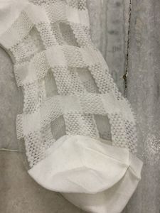 Sheer Embroidered &amp; Textured Socks